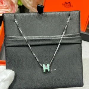 (Light green) Matching version of Hermes mini H Linlu necklace 🍀