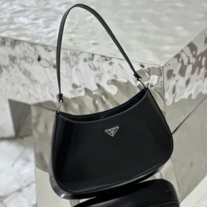 Prada Cleo brushed leather shoulder bag (Original Edition)