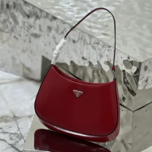 Prada Cleo brushed leather shoulder bag (Original Edition)