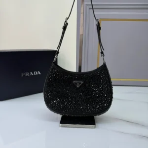 Prada Cleo satin bag with crystals (Original Edition)