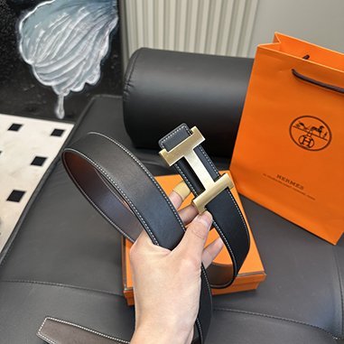 Hermès H Buckle Premium Full Steel Leather Belt