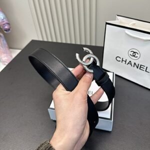 Chanel Chain Link Buckle Leather Belt (Premium Version)