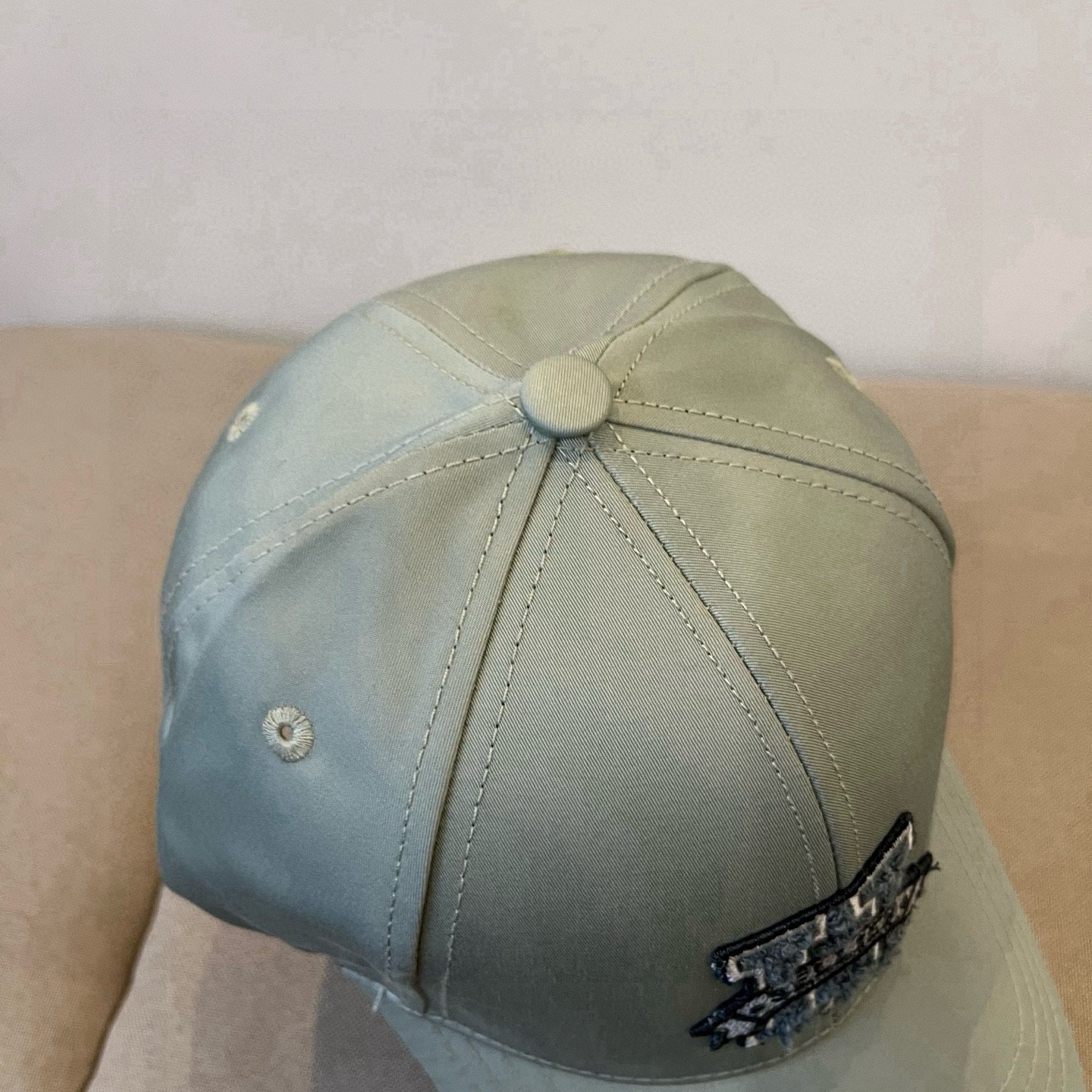 HERMÈS Sage Green Varsity “H” Baseball Cap in Classic Cotton Twill - 图片 3