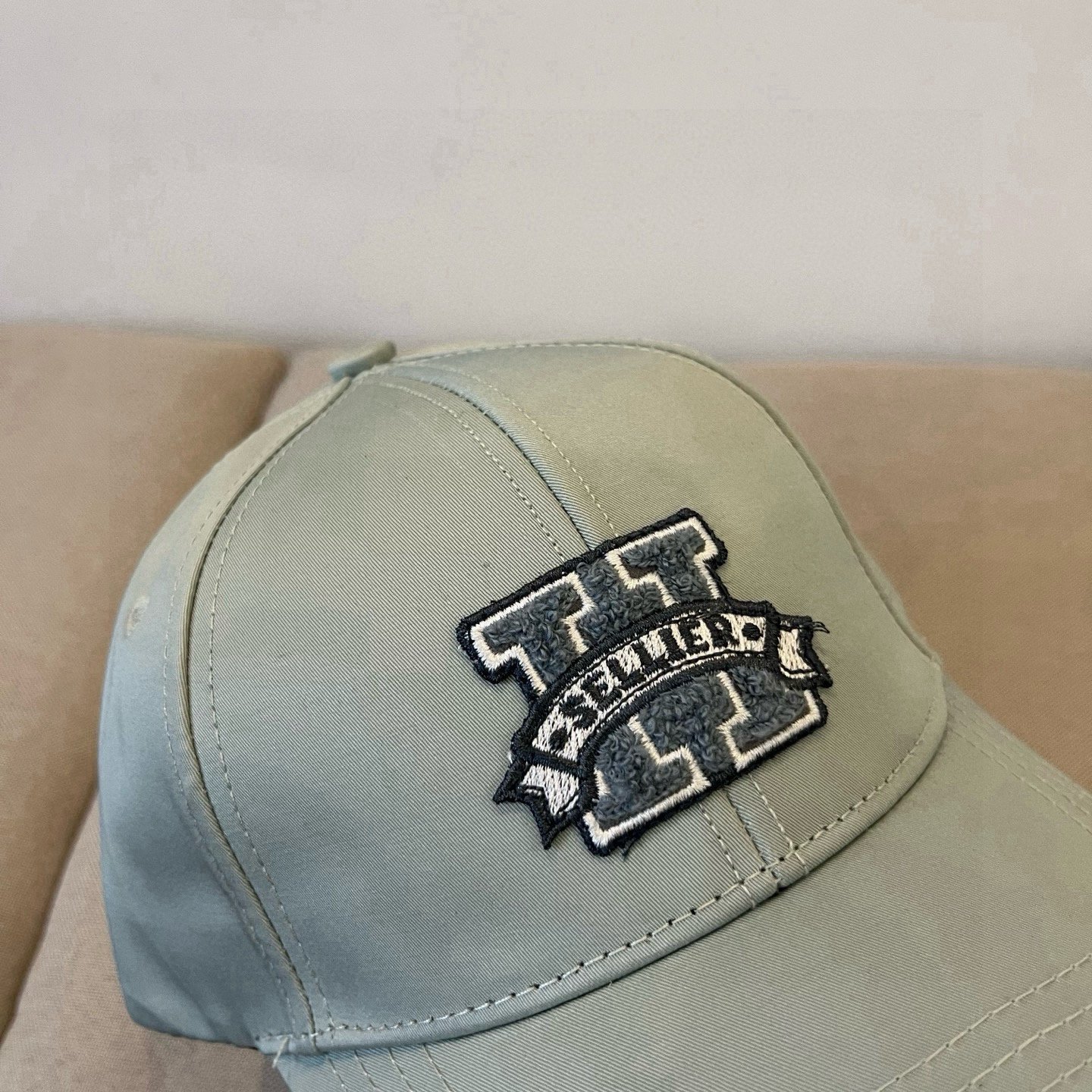 HERMÈS Sage Green Varsity “H” Baseball Cap in Classic Cotton Twill - 图片 6