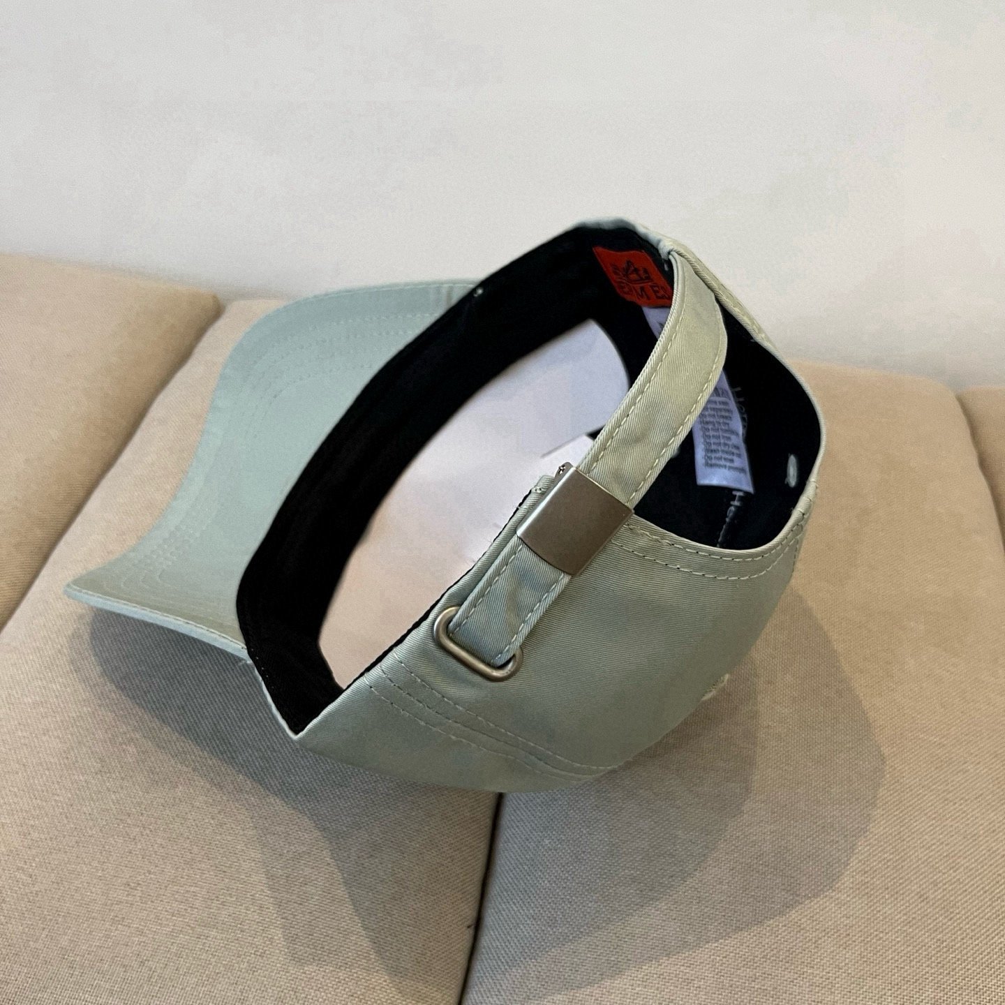 HERMÈS Sage Green Varsity “H” Baseball Cap in Classic Cotton Twill - 图片 7