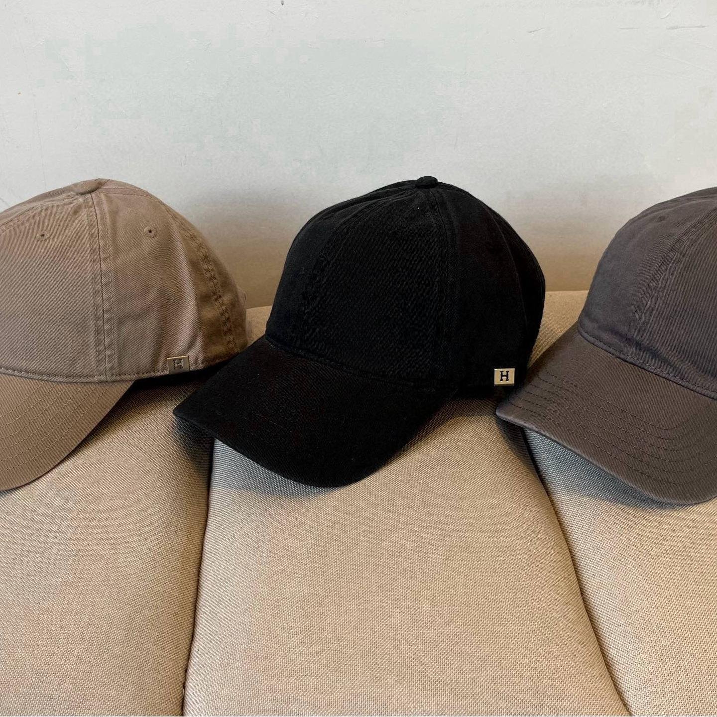 HERMÈS Classic Black Cotton Baseball Cap for Elevated Simplicity - 图片 8