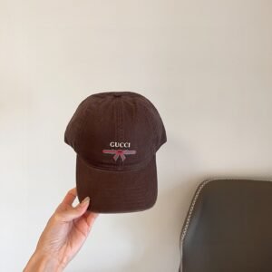 GUCCI 2025 Classic Logo Cotton Baseball Cap for Men and Women