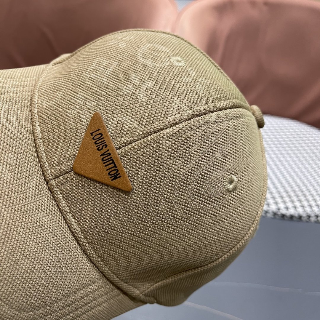 Louis Vuitton Khaki Monogram Baseball Cap – Unisex Lightweight Canvas Design - 图片 7