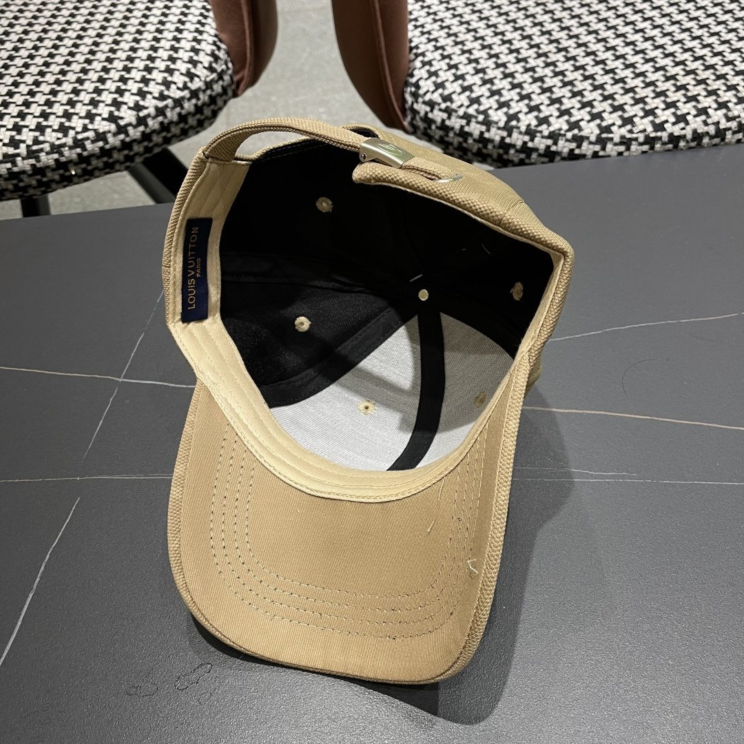 Louis Vuitton Khaki Monogram Baseball Cap – Unisex Lightweight Canvas Design - 图片 9