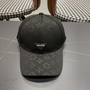Louis Vuitton Black Monogram Baseball Cap – Lightweight Canvas Urban Essential