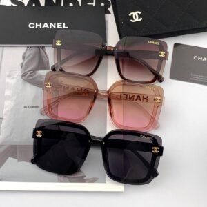Classic Oversized Square Sunglasses with Polarized Lenses · Chanel-Inspired Design