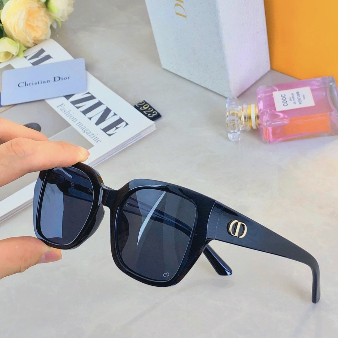 Dior-Inspired Oversized Square Sunglasses · 2025 Unisex Luxury Street Style Shades