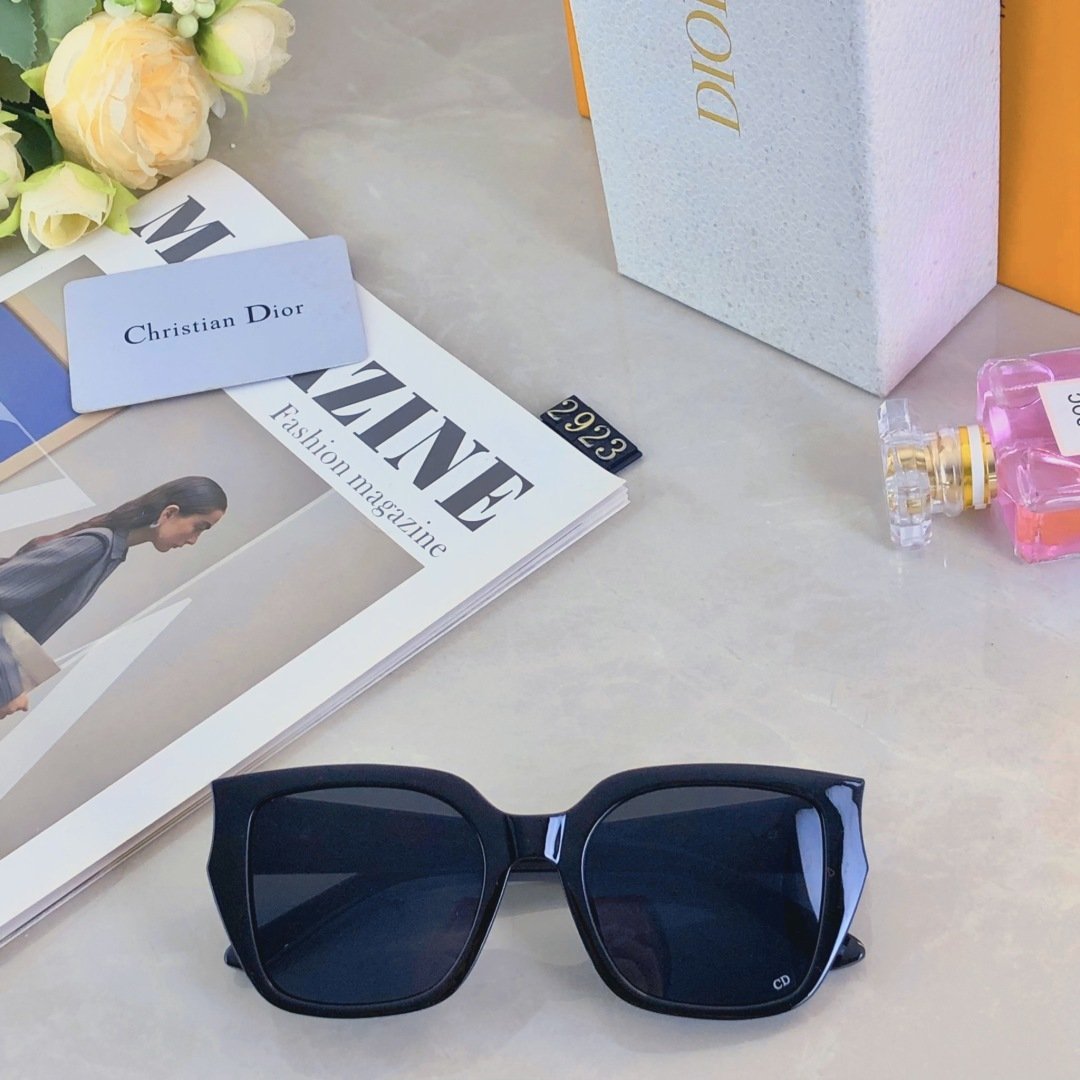 Dior-Inspired Oversized Square Sunglasses · 2025 Unisex Luxury Street Style Shades - 图片 5