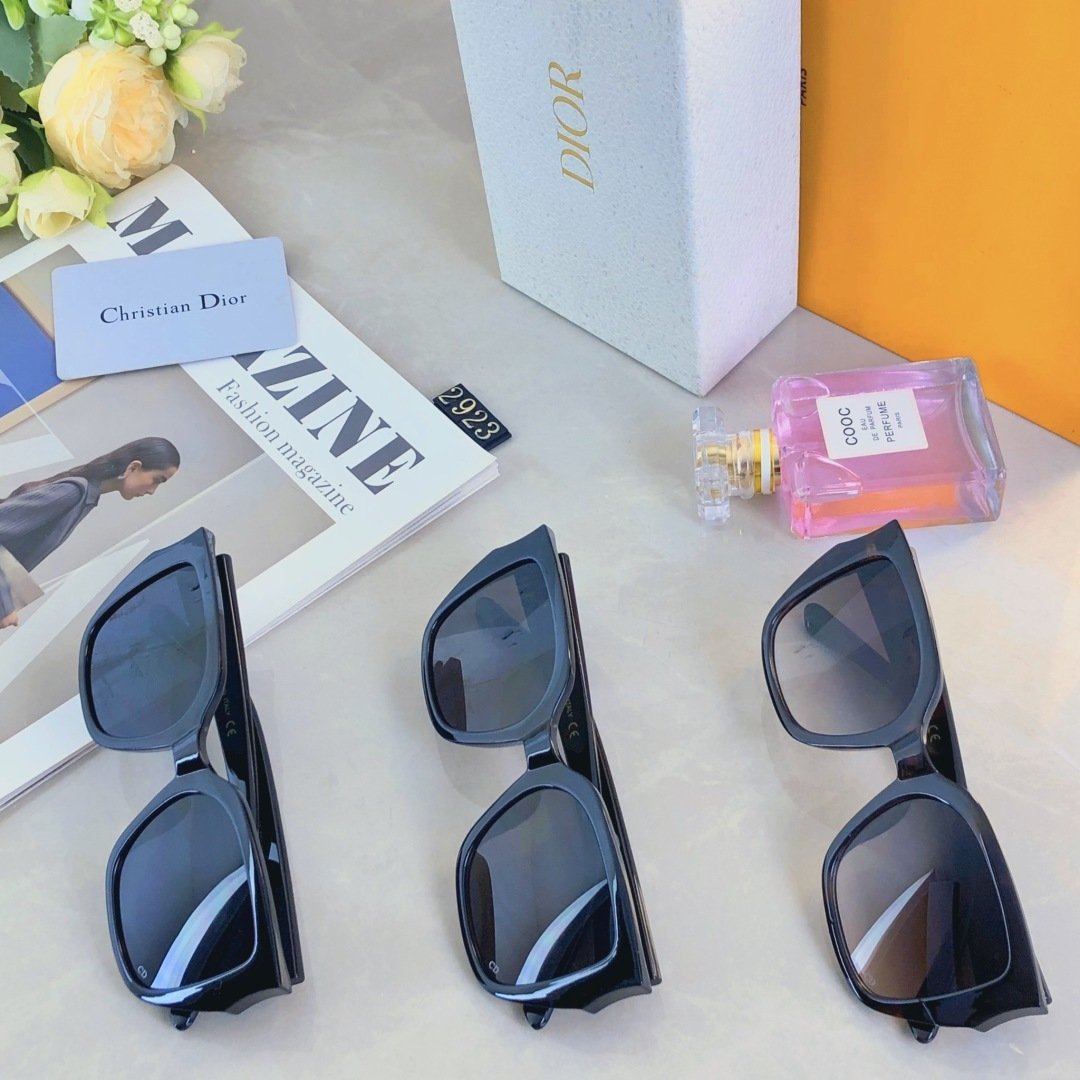 Dior-Inspired Oversized Square Sunglasses · 2025 Unisex Luxury Street Style Shades - 图片 7