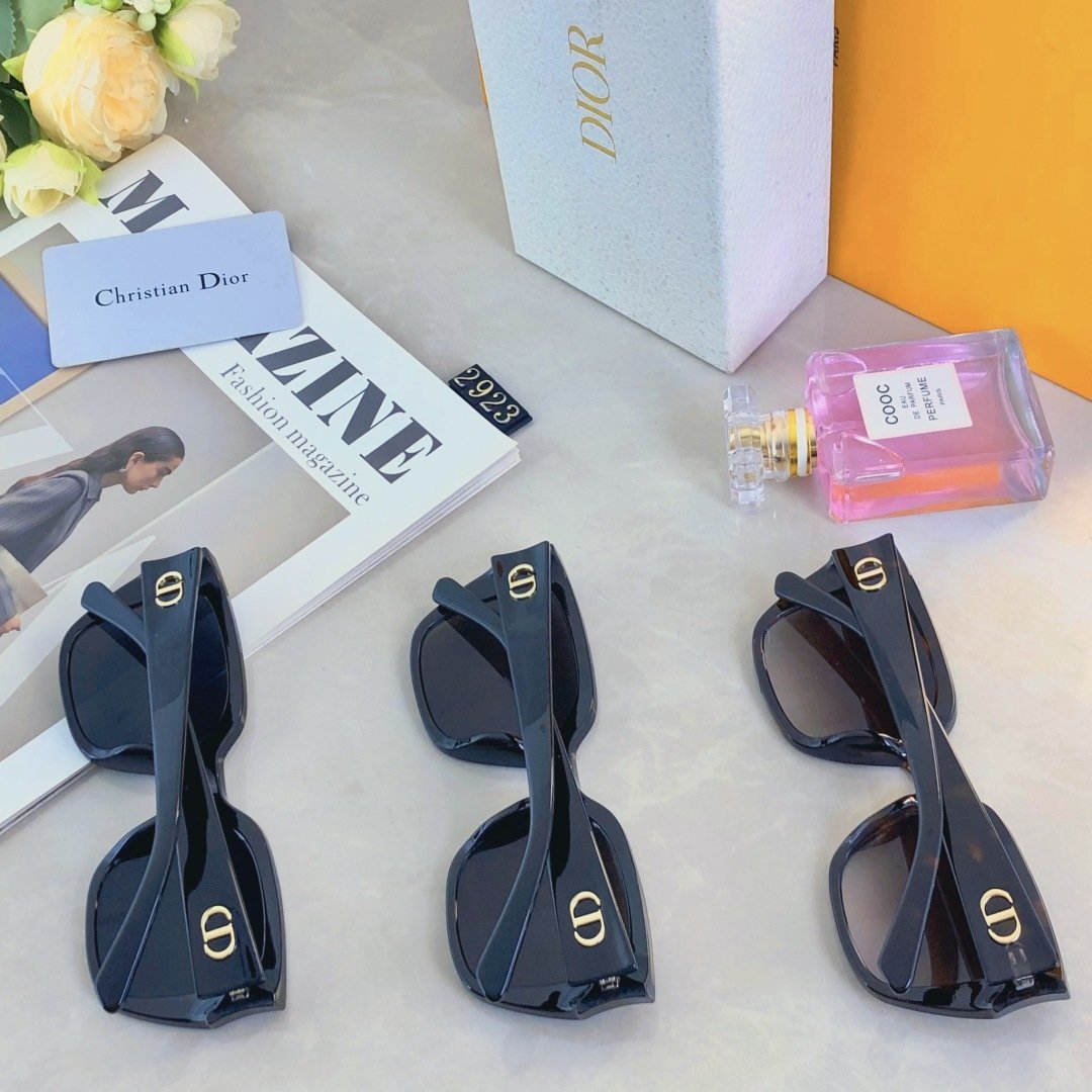 Dior-Inspired Oversized Square Sunglasses · 2025 Unisex Luxury Street Style Shades - 图片 8
