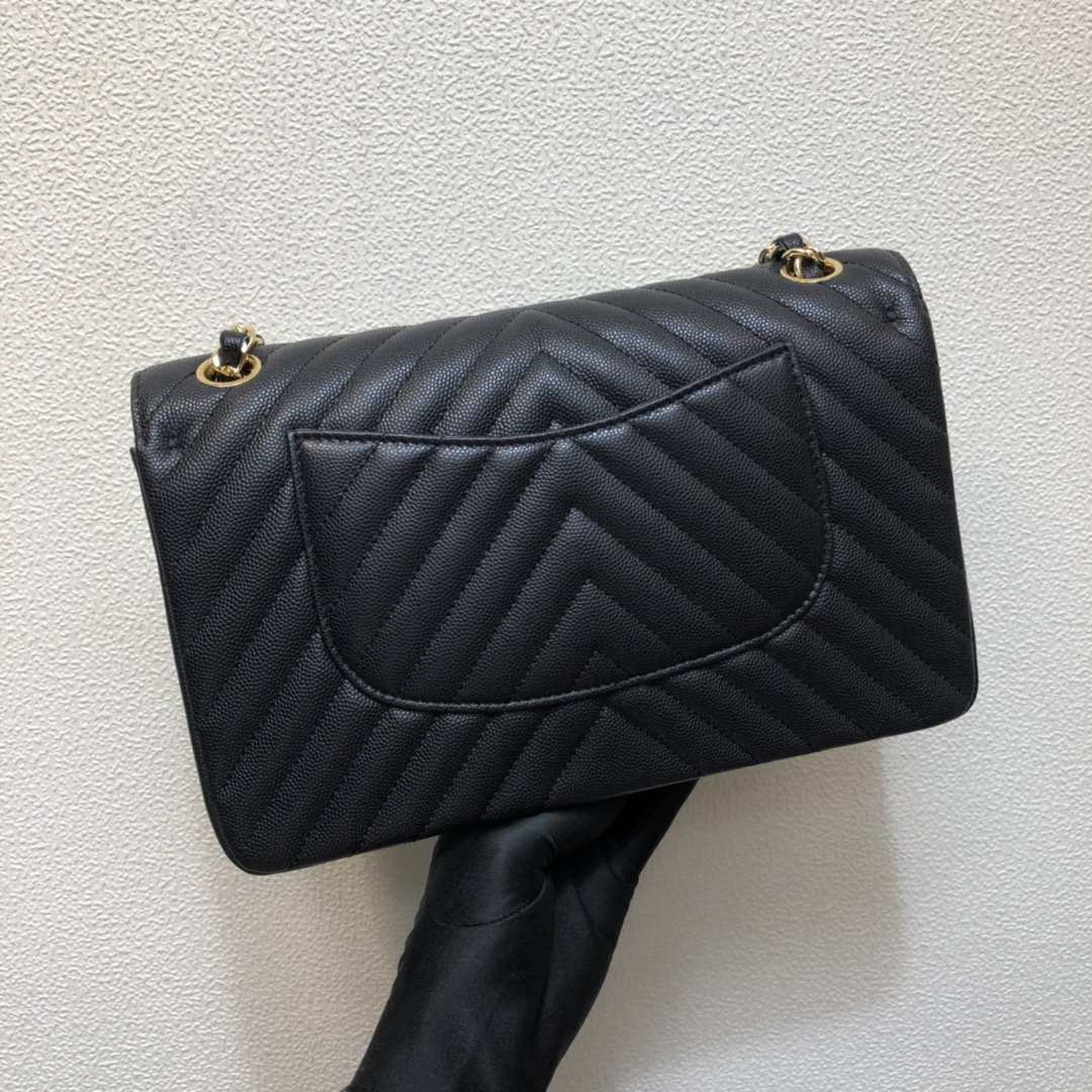 2.55 Reissue Collection Black Calfskin 26CM - 图片 3