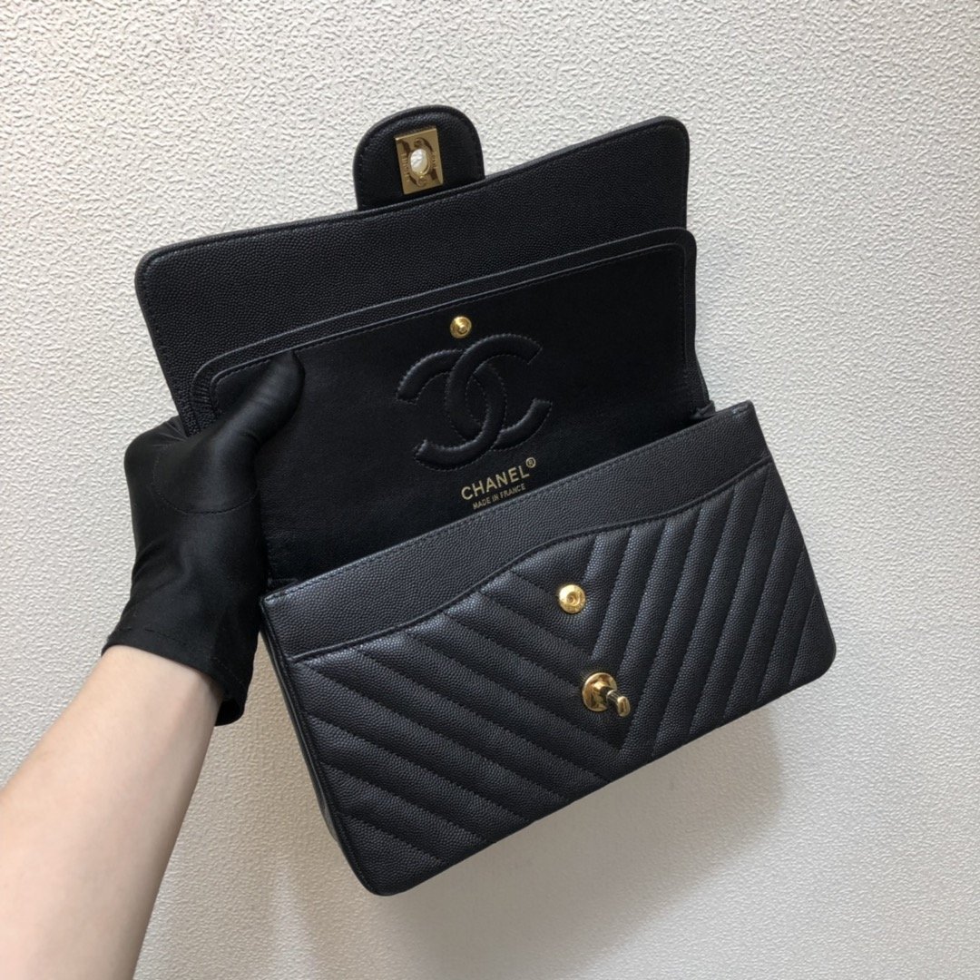 2.55 Reissue Collection Black Calfskin 26CM - 图片 7