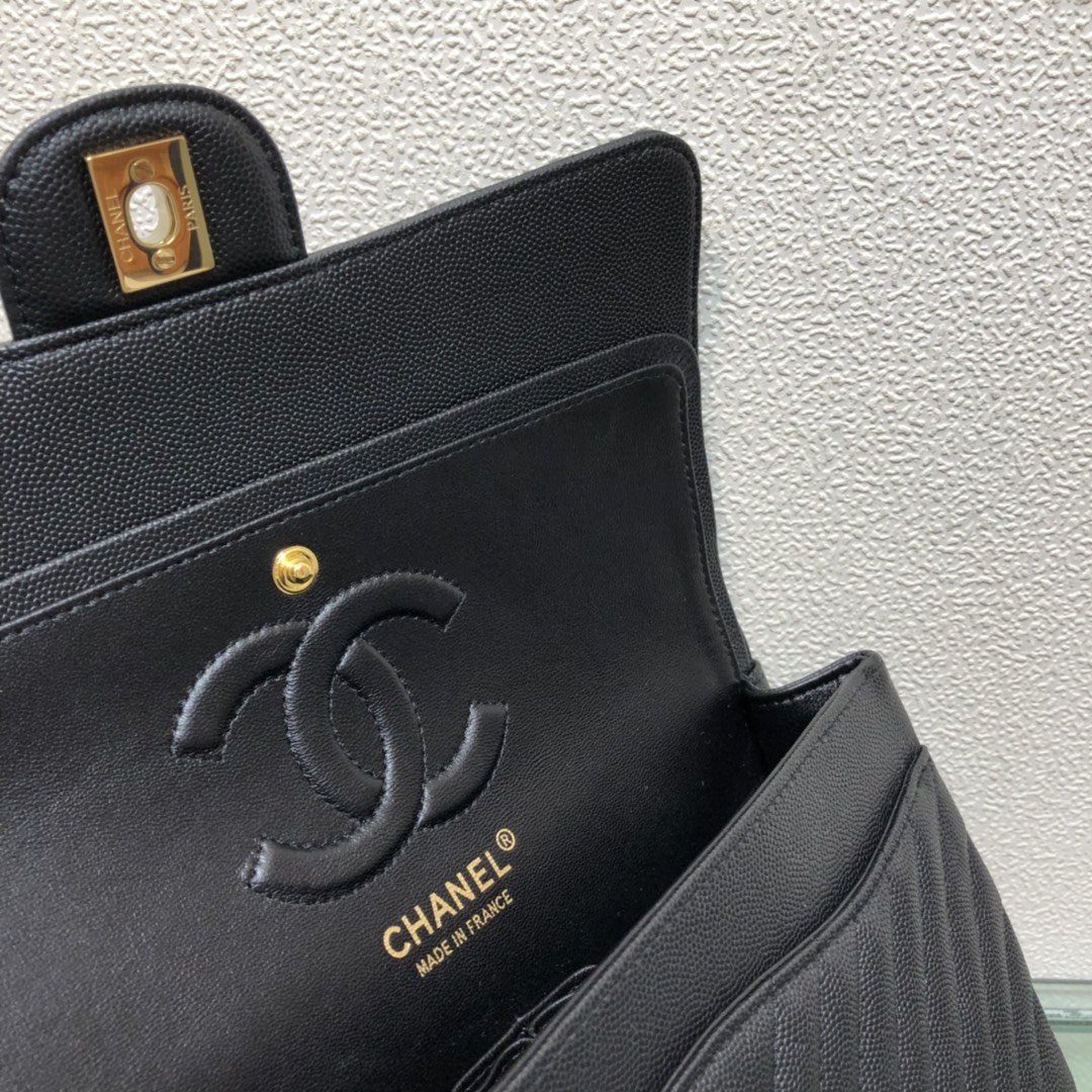 2.55 Reissue Collection Black Calfskin 26CM - 图片 9