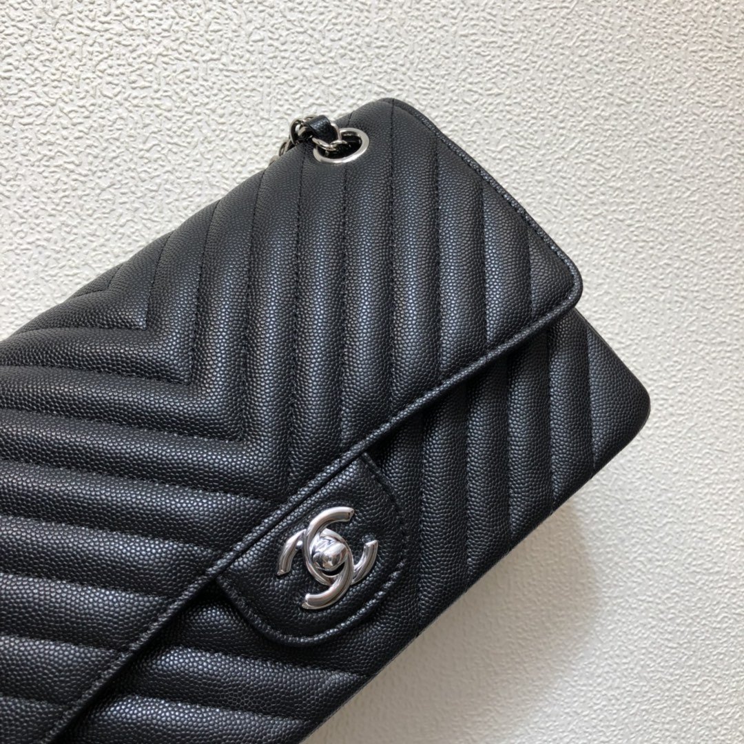2.55 Reissue Collection Black Calfskin 26CM - 图片 2