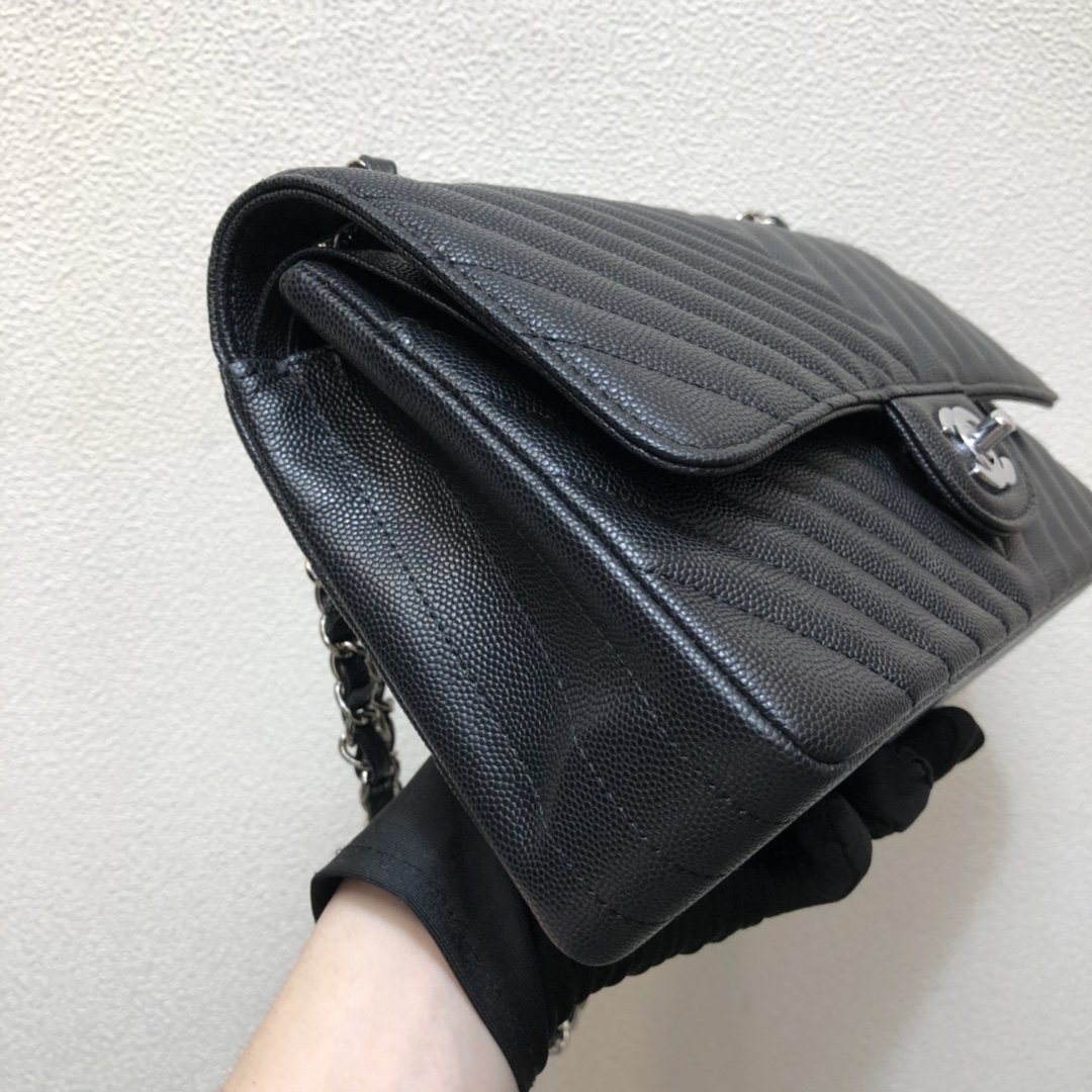 2.55 Reissue Collection Black Calfskin 26CM - 图片 4