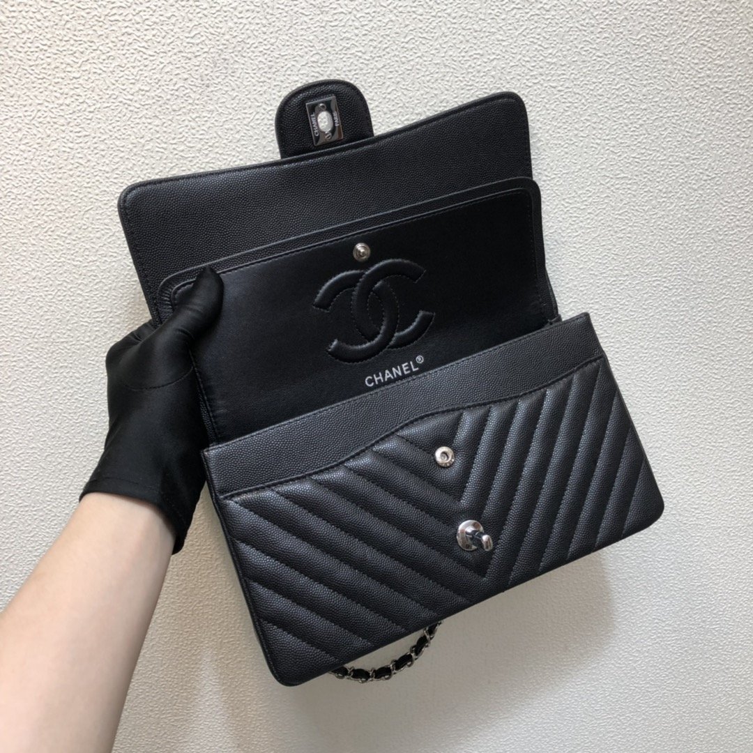 2.55 Reissue Collection Black Calfskin 26CM - 图片 7