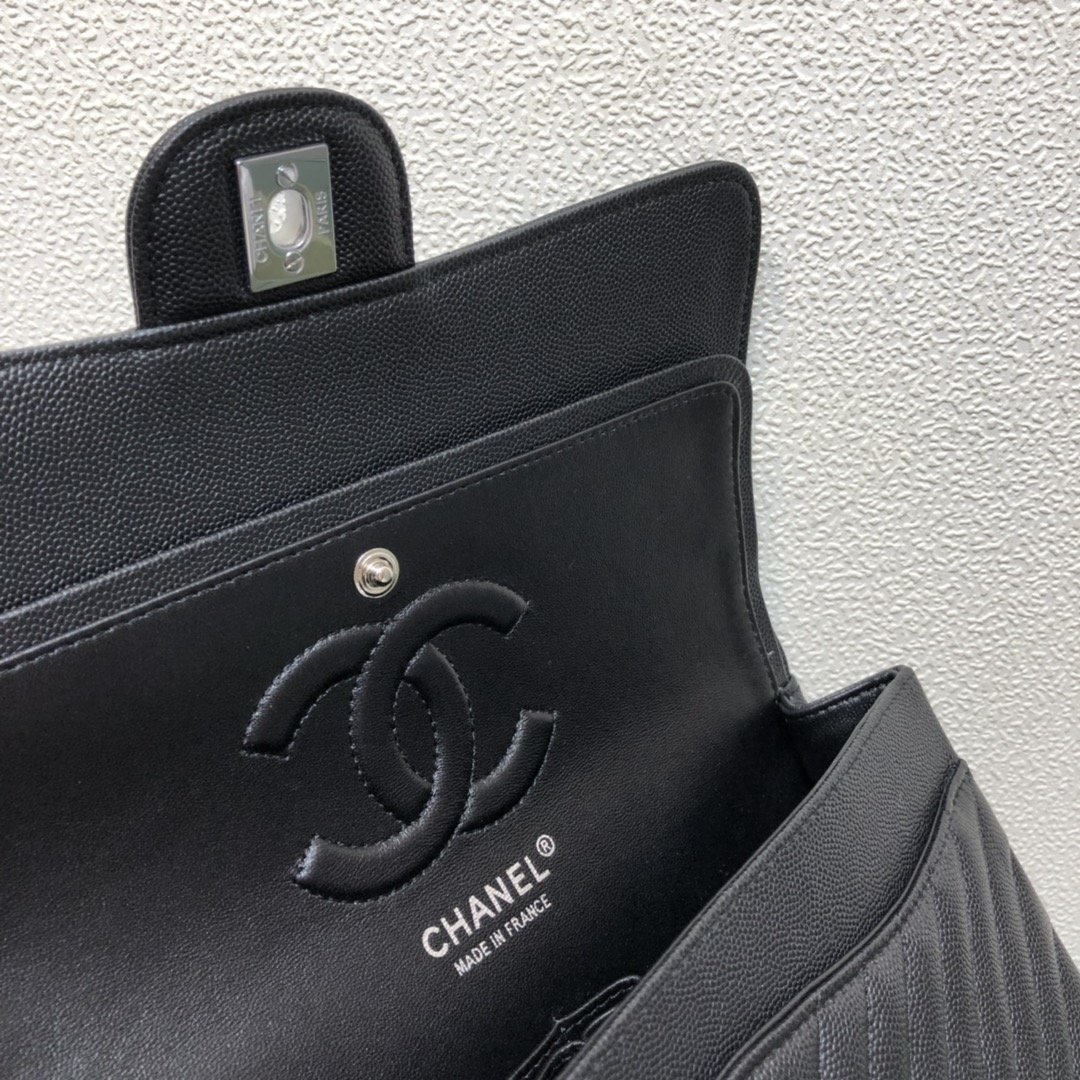 2.55 Reissue Collection Black Calfskin 26CM - 图片 9
