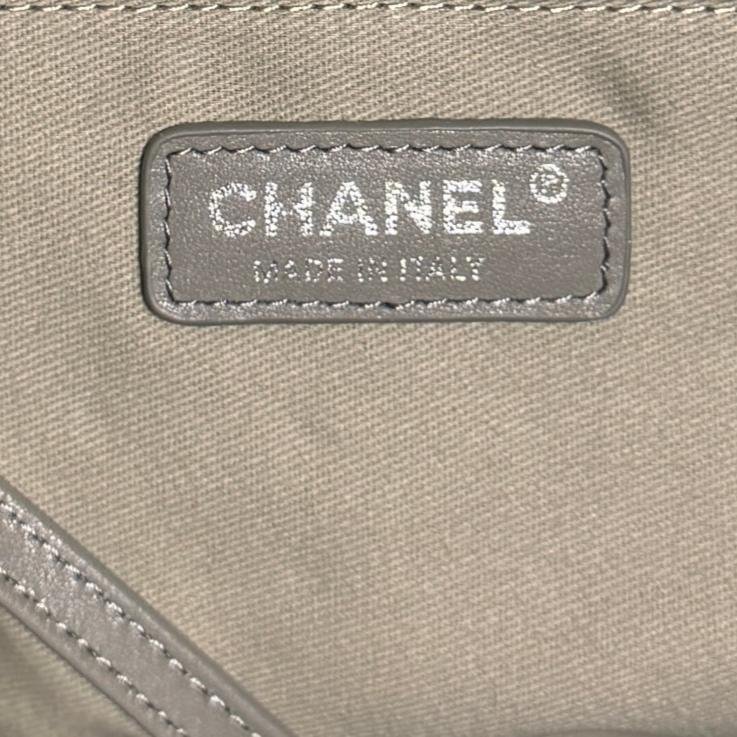Deauville Tote Collection Light Grey Canvas Combination 38CM - 图片 6