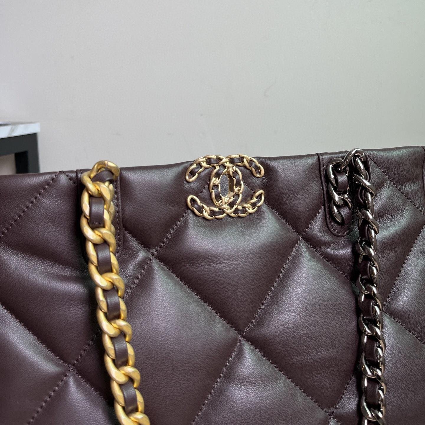 2223 Fall/Winter Collection Dark Coffee Lambskin 37CM - 图片 4