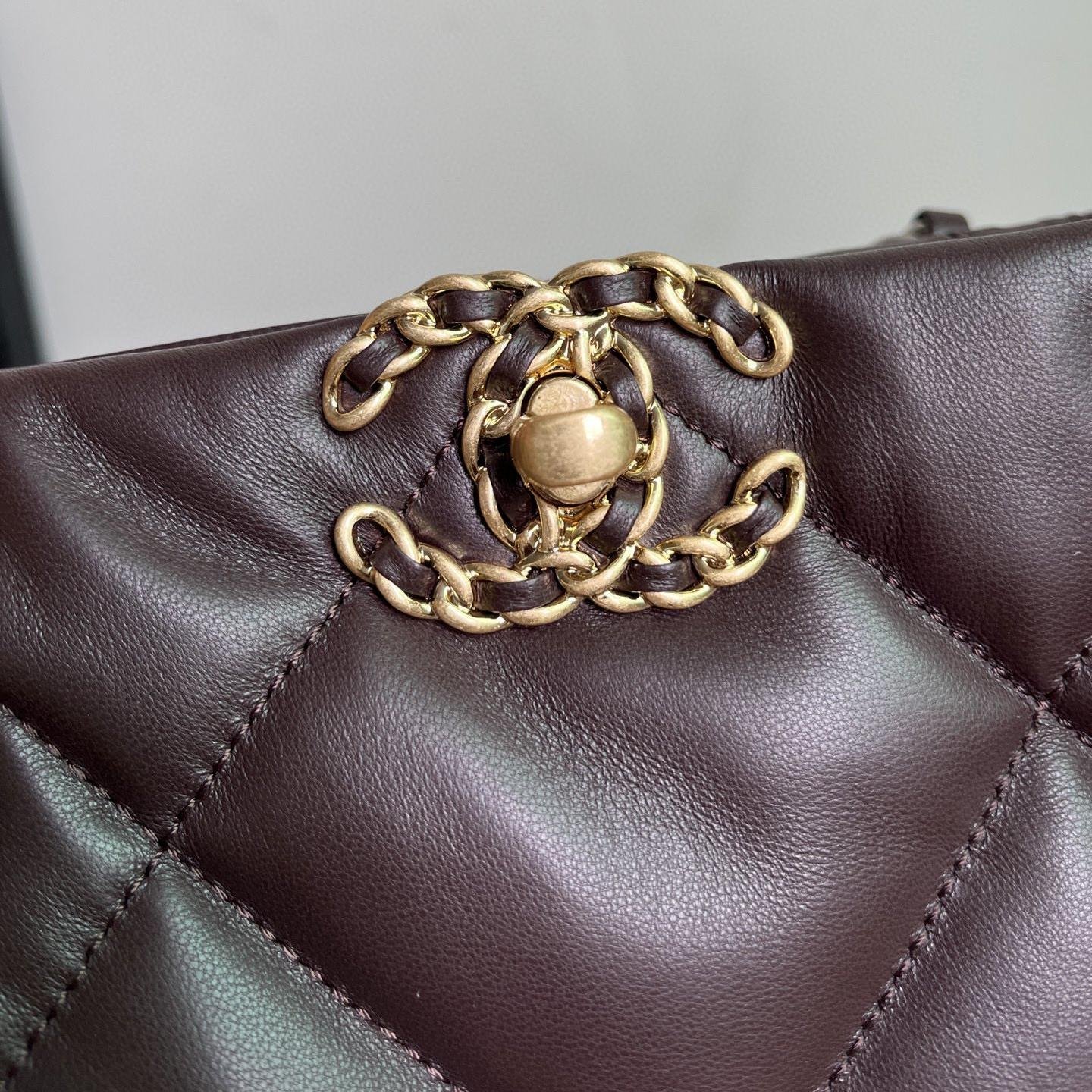2223 Fall/Winter Collection Dark Coffee Lambskin 37CM - 图片 5