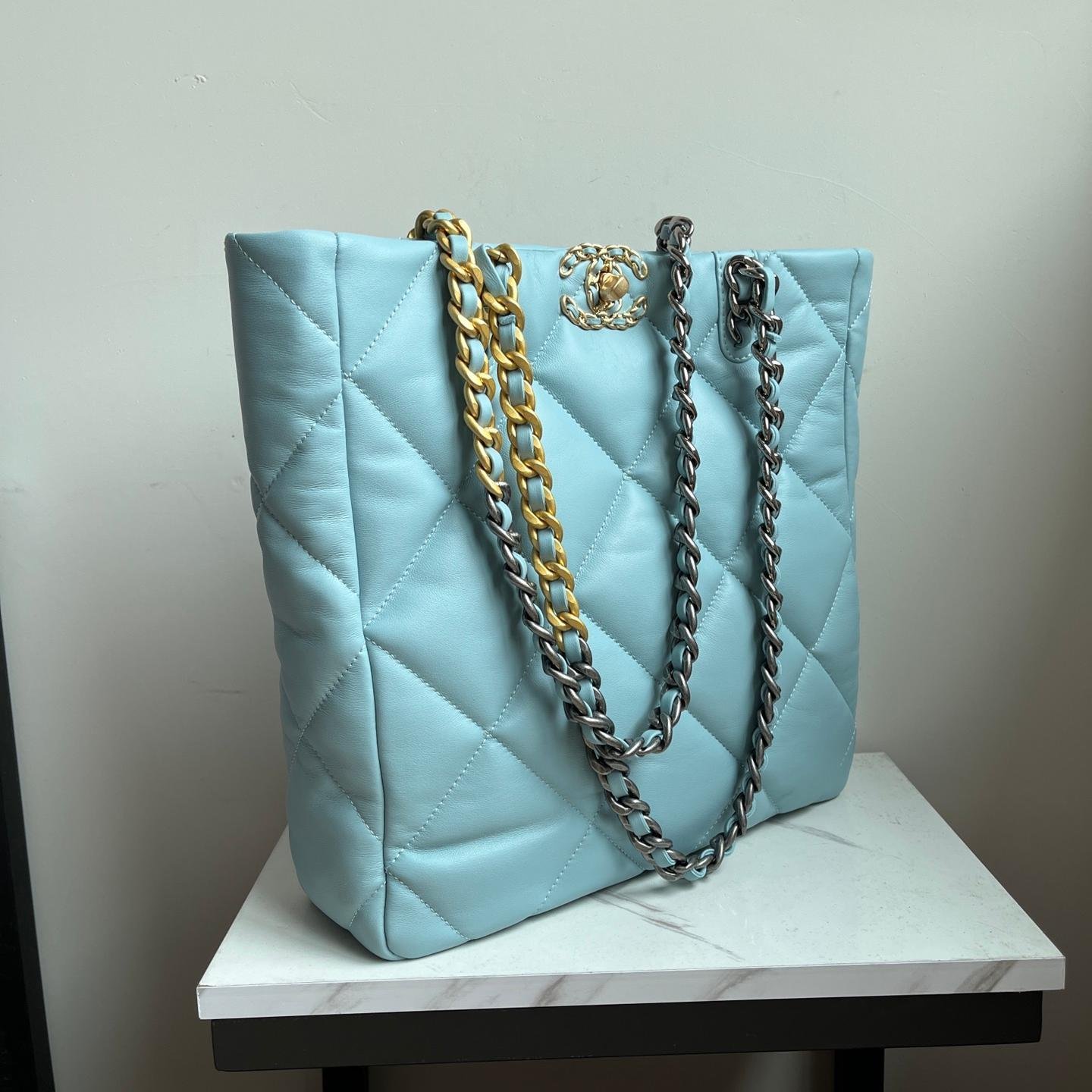 2223 Fall/Winter Collection Mint Green Lambskin 37CM - 图片 3