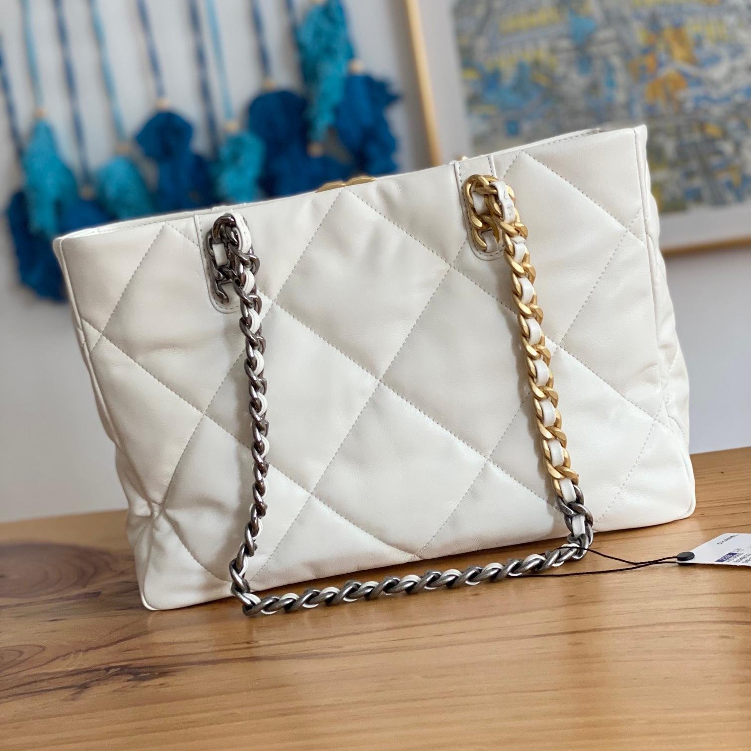 22B Collection White Lambskin 38CM - 图片 2