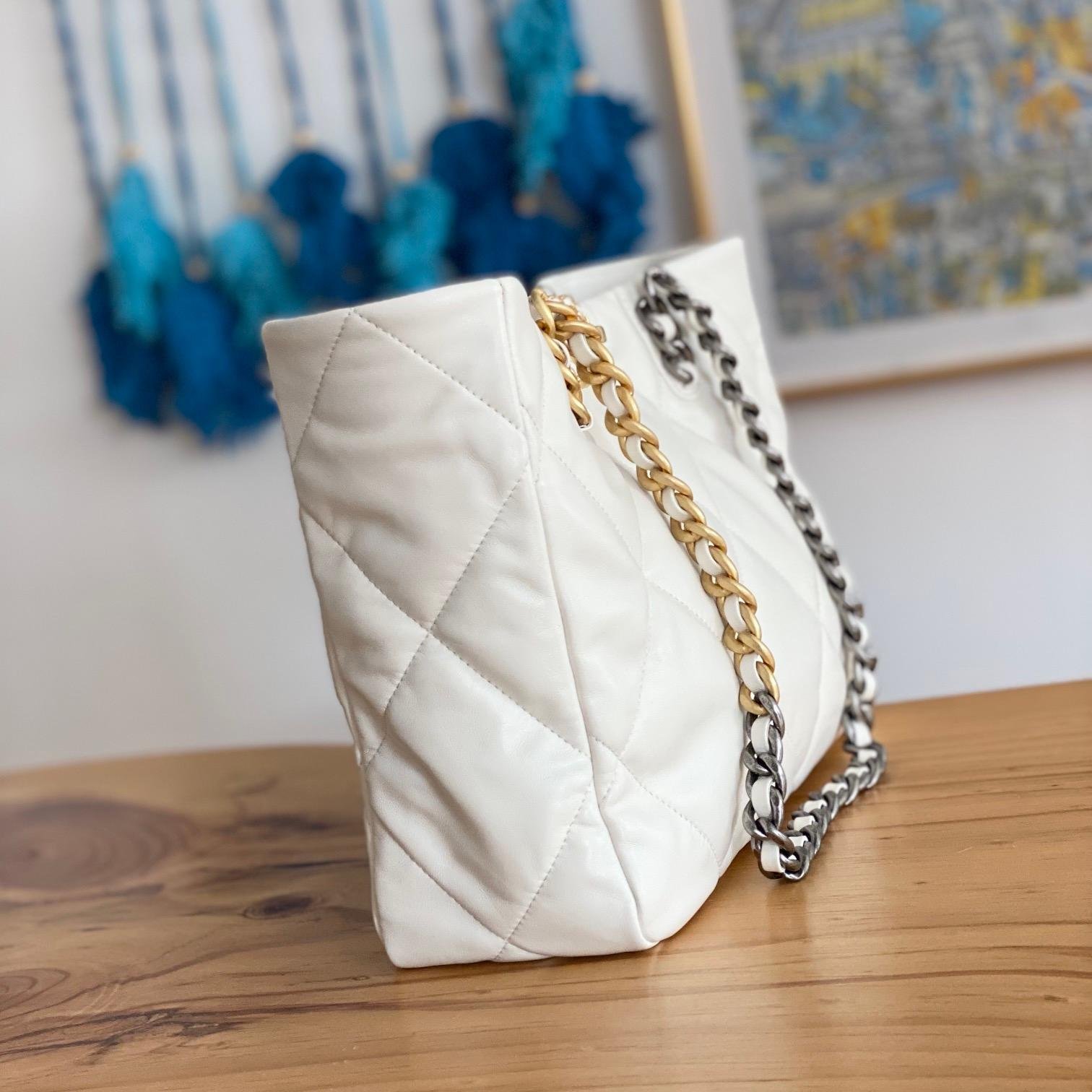 22B Collection White Lambskin 38CM - 图片 3