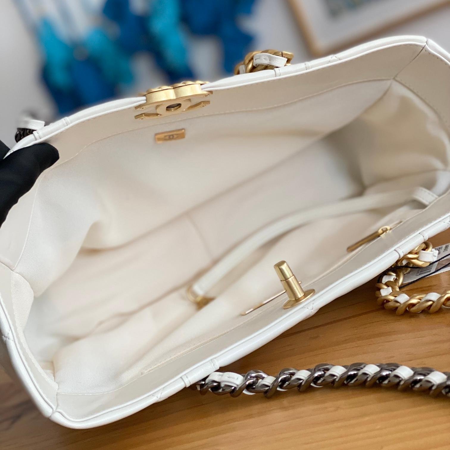 22B Collection White Lambskin 38CM - 图片 5