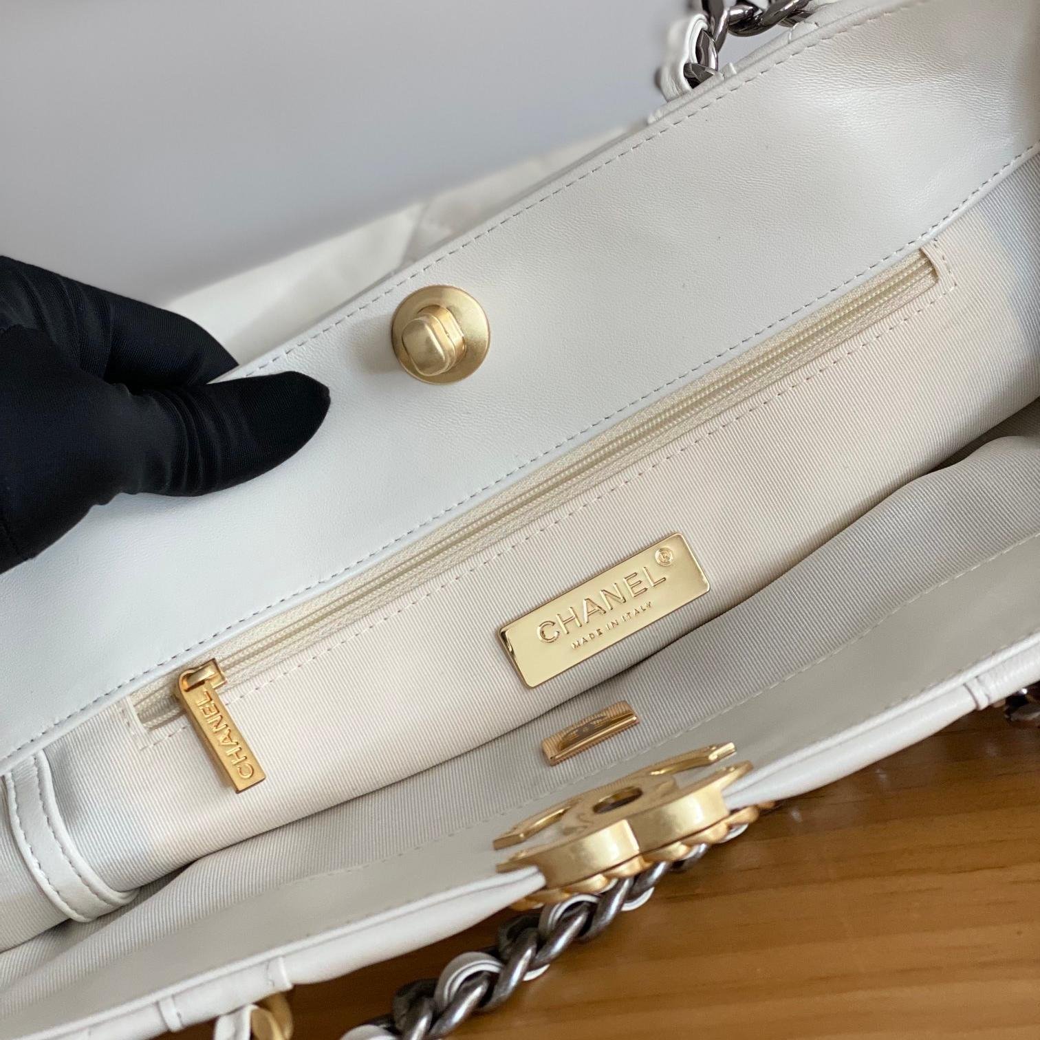 22B Collection White Lambskin 38CM - 图片 7