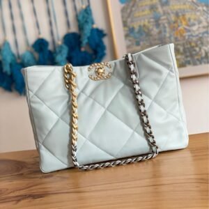 22B Collection Haze Blue Lambskin 38CM