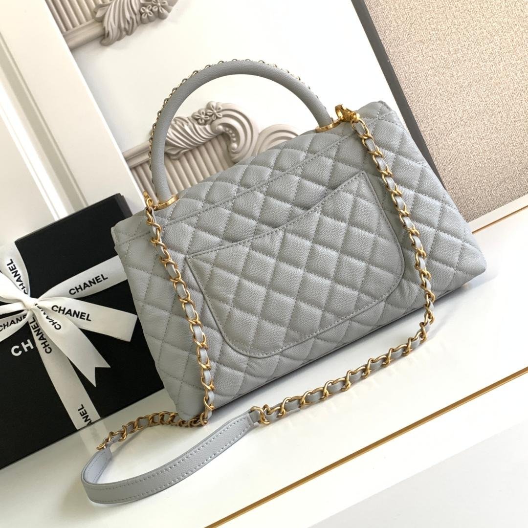 Coco Handle Collection Grey Caviar Calfskin 29CM - 图片 2