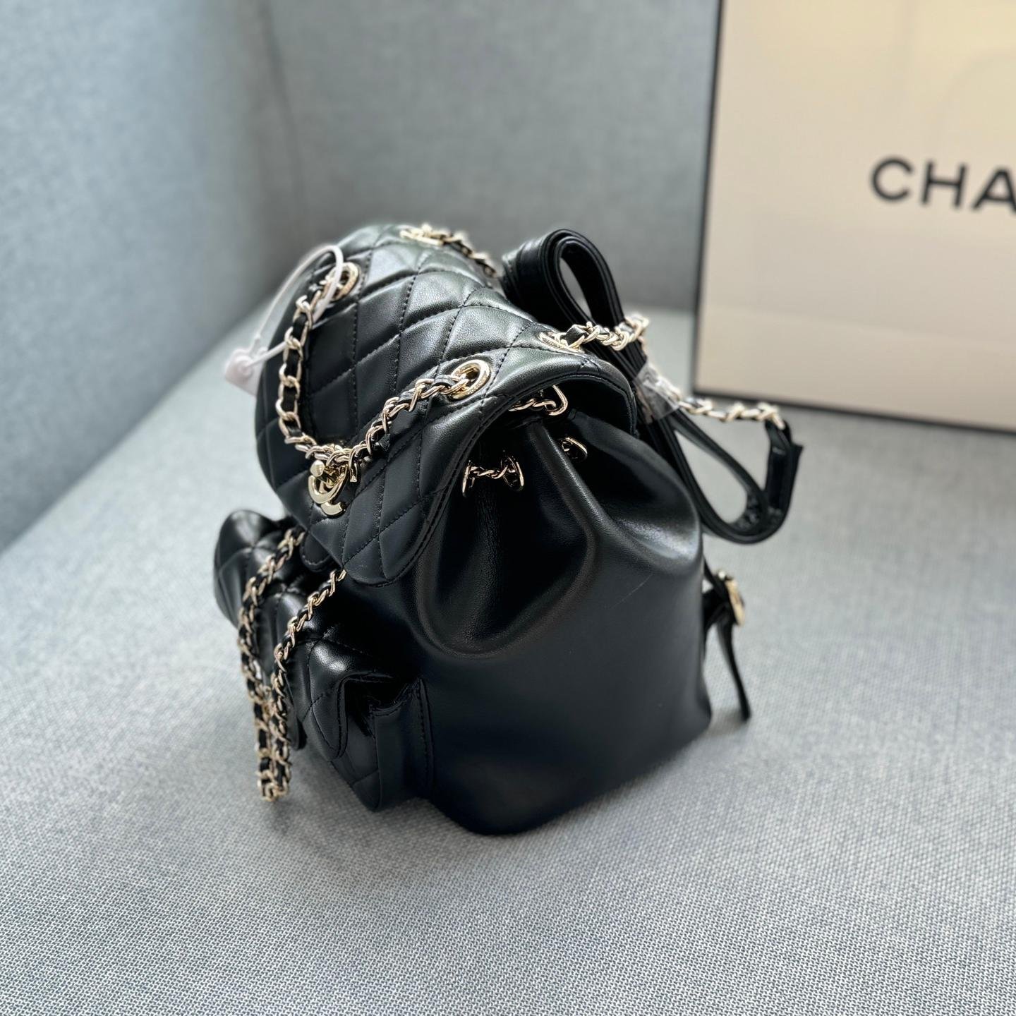 Mini Lambskin Duma Backpack – Chanel-Inspired Luxury in 18cm - 图片 2