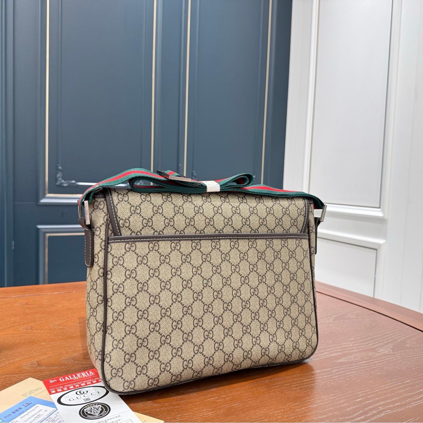 Gucci Ophidia GG Canvas Messenger Bag – Beige and Ebony, 32cm - 图片 3