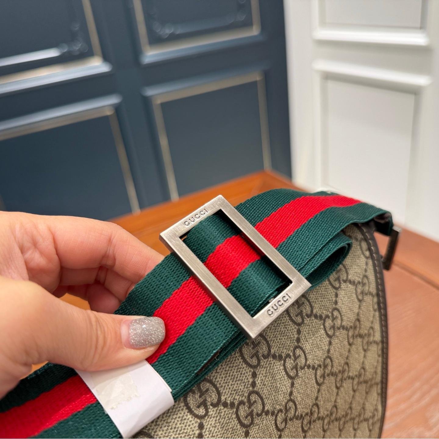 Gucci Ophidia GG Canvas Messenger Bag – Beige and Ebony, 32cm - 图片 6