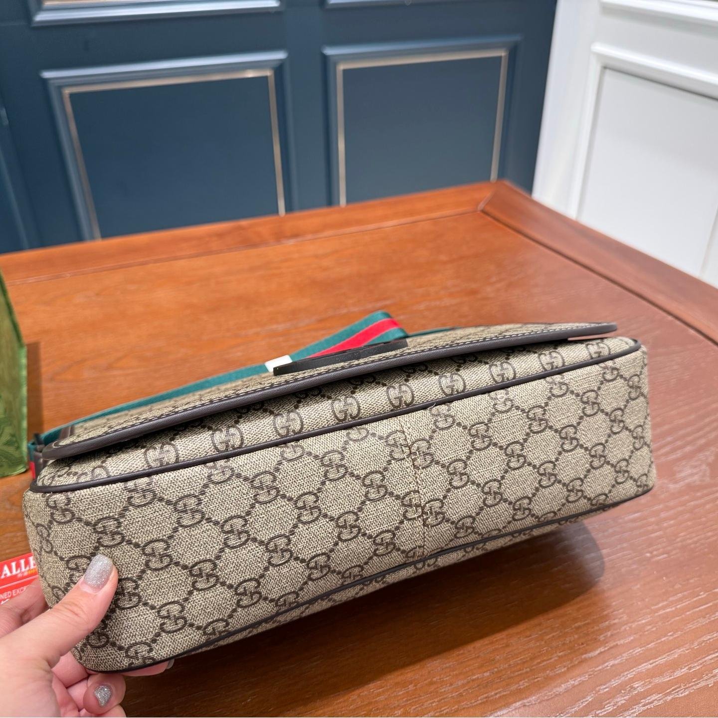 Gucci Ophidia GG Canvas Messenger Bag – Beige and Ebony, 32cm - 图片 7