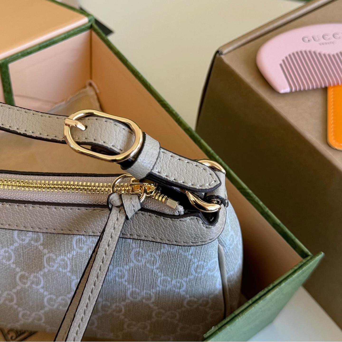Gucci Ophidia GG Mini Shoulder Bag – Retro Underarm Style 25cm - 图片 6