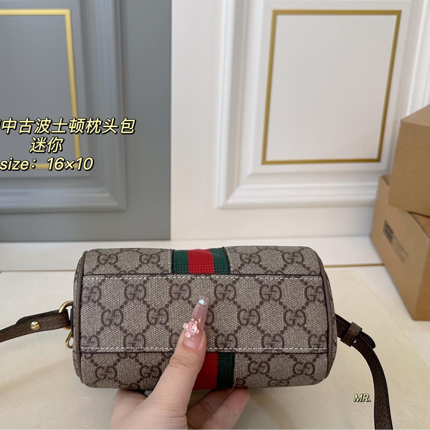 Gucci Ophidia Vintage Mini Boston Bag – GG Supreme Canvas 21CM / 16CM - 图片 3