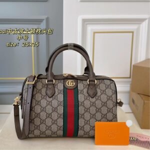 Gucci Ophidia GG Supreme Mini Backpack – Vintage Web Stripe 23x30CM