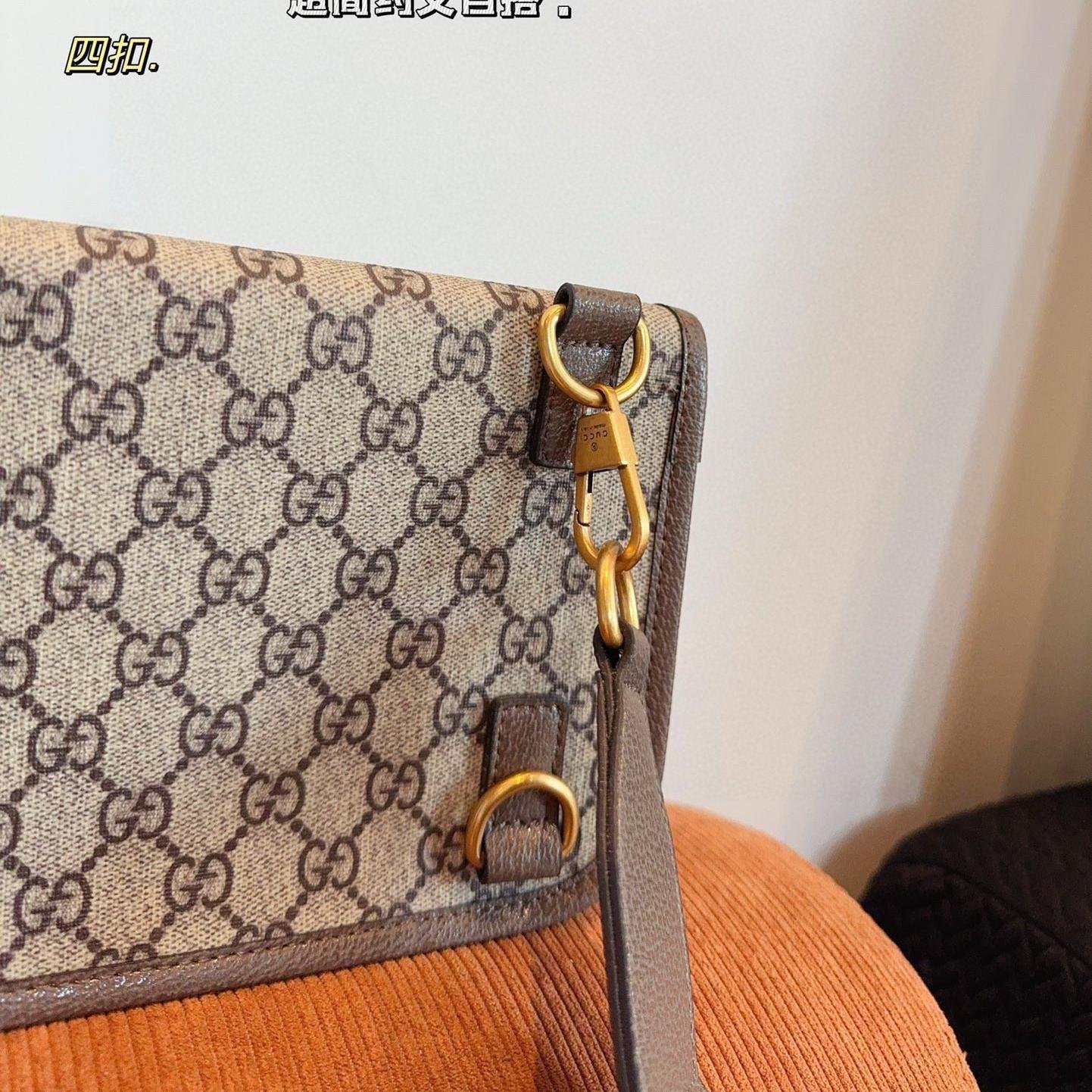 Gucci Ophidia Mini GG Canvas Crossbody Bag – 18CM Compact Design - 图片 7