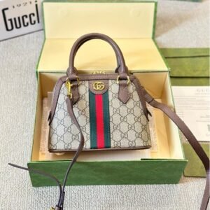 Gucci Ophidia GG Supreme Dome Bag – Small Vintage Shell Shape 20CM