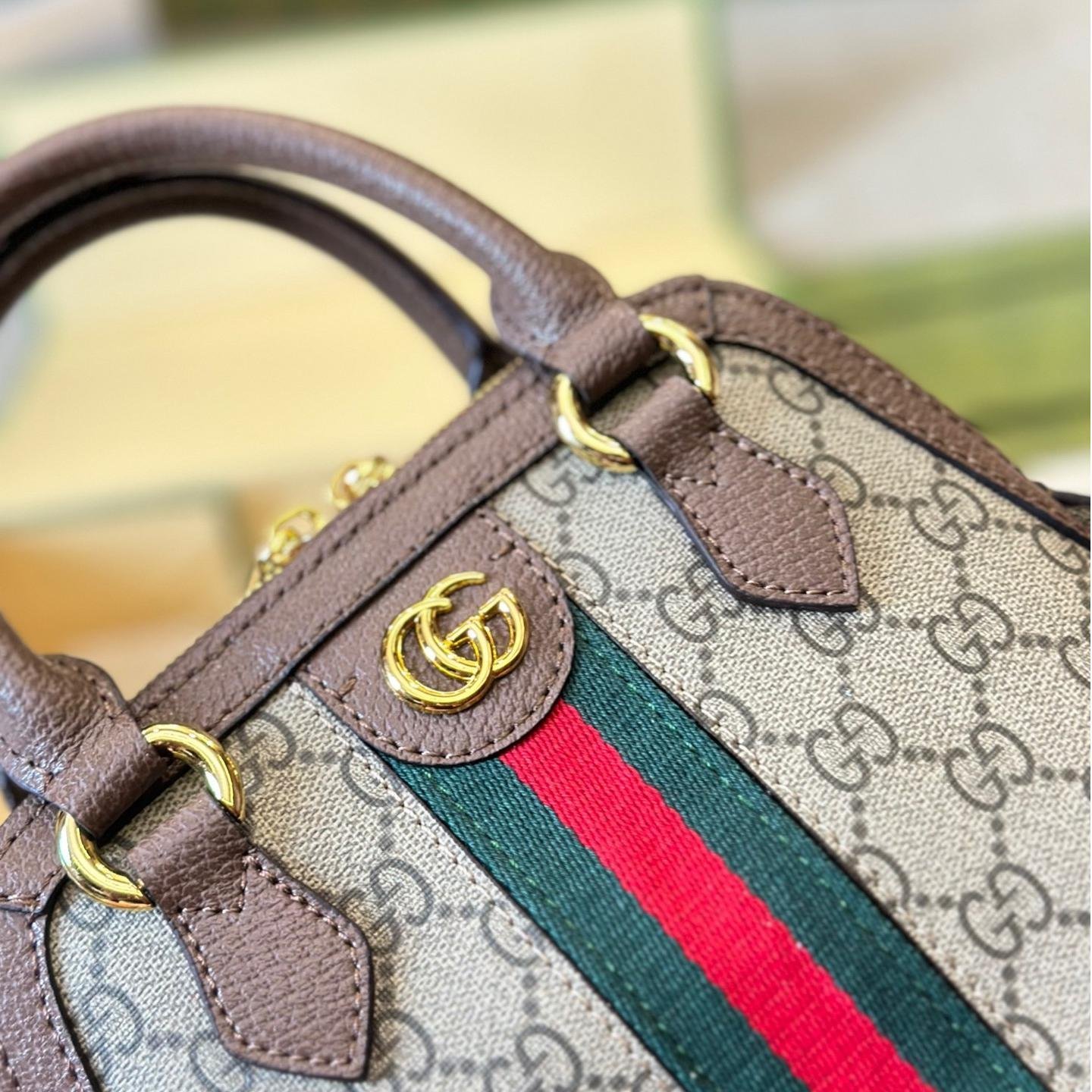 Gucci Ophidia GG Supreme Dome Bag – Small Vintage Shell Shape 20CM - 图片 3