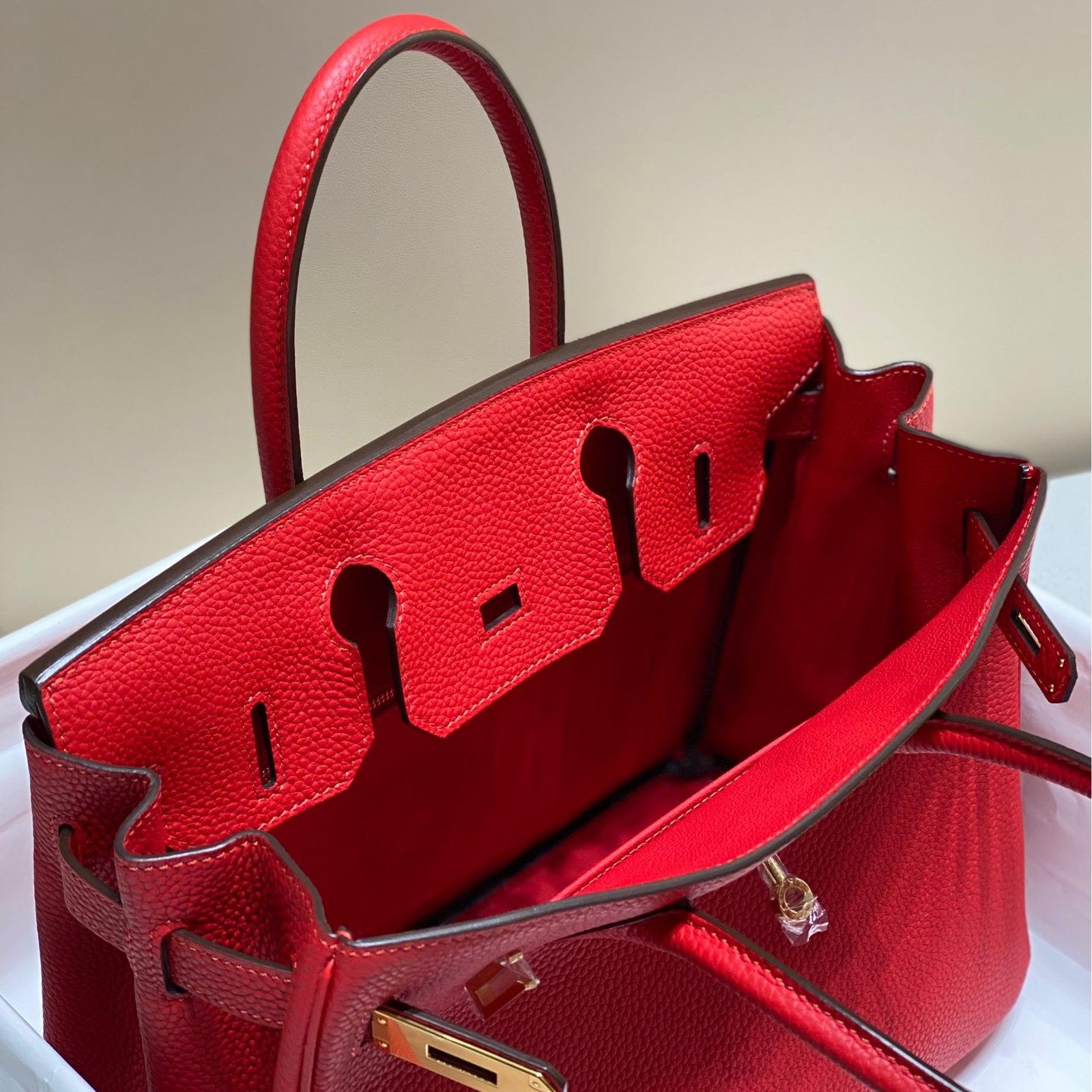 Birkin China Red Calfskin 25CM/30CM - 图片 4