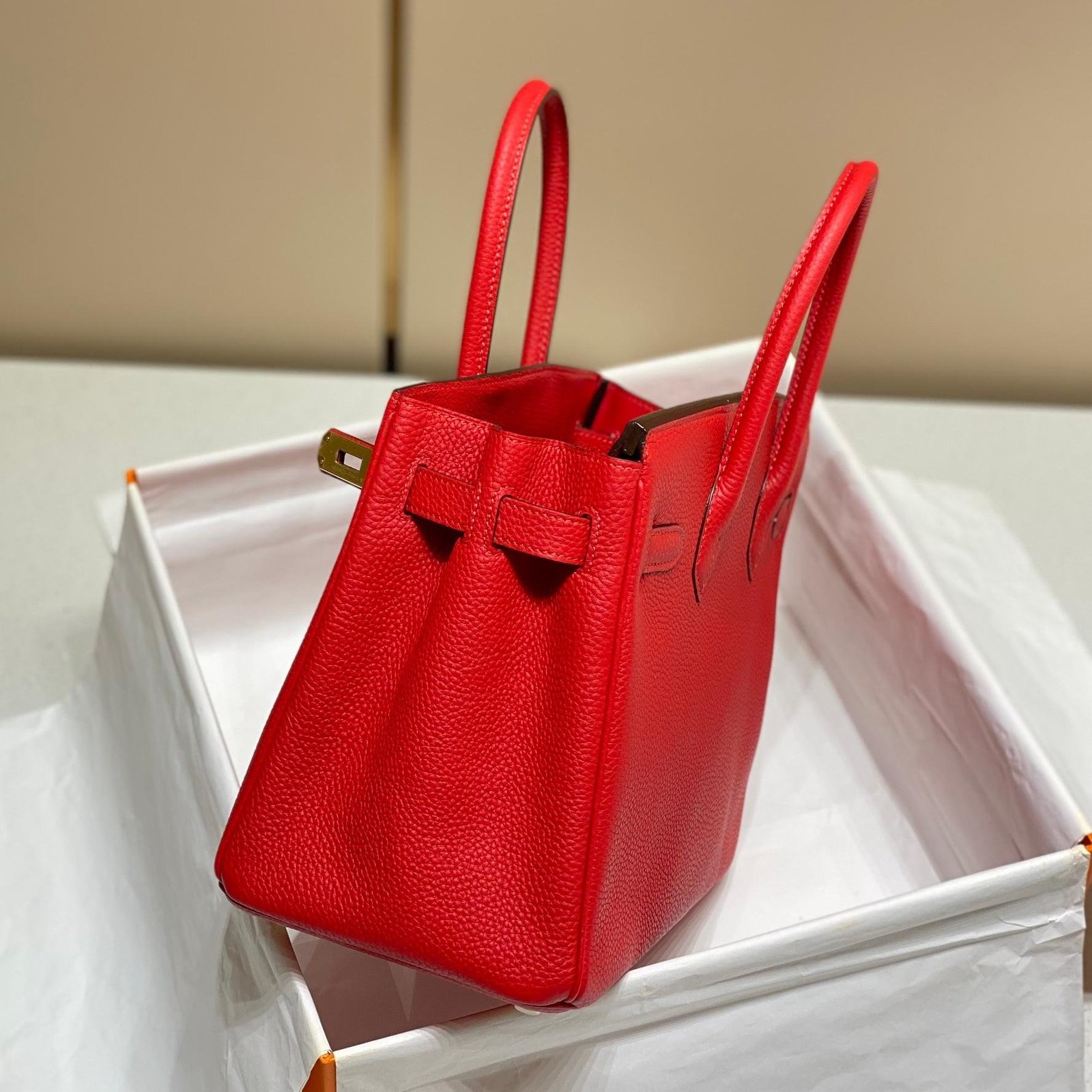 Birkin China Red Calfskin 25CM/30CM - 图片 5