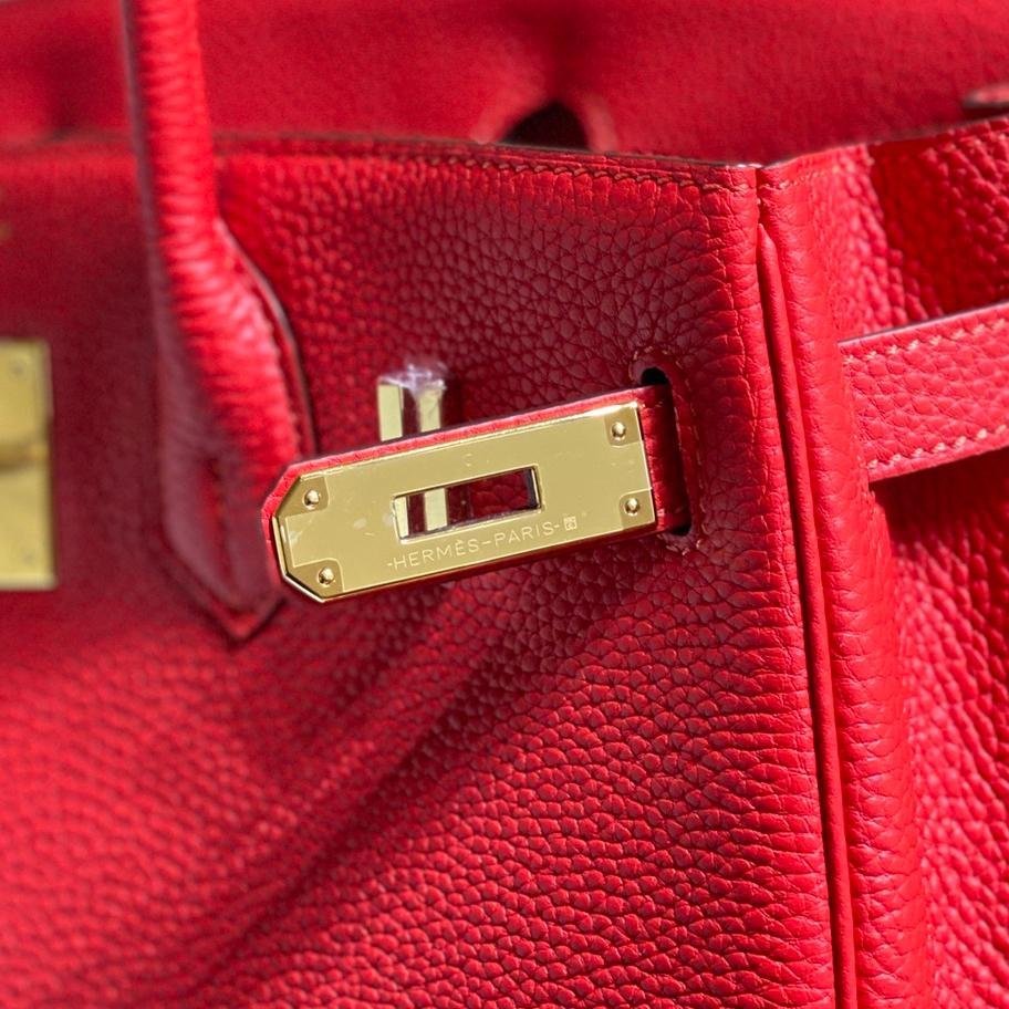 Birkin China Red Calfskin 25CM/30CM - 图片 8