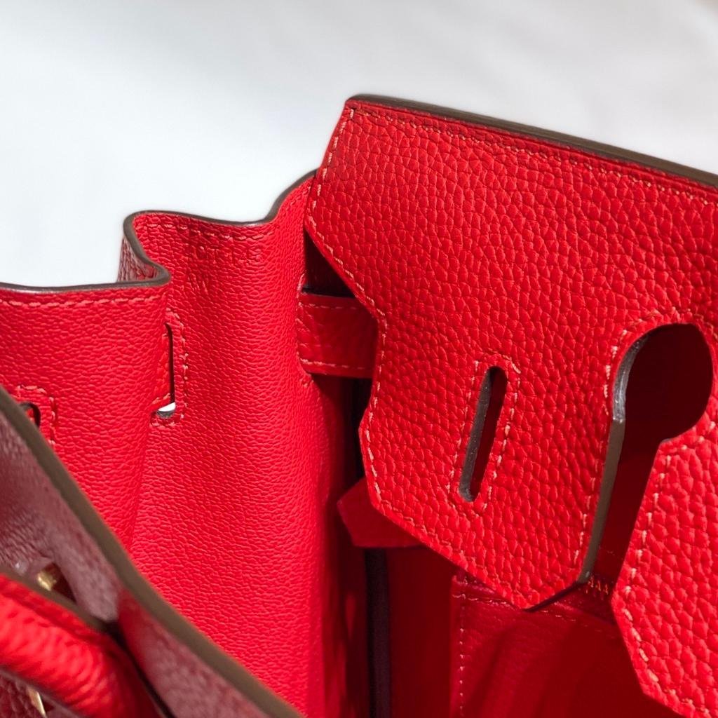 Birkin China Red Calfskin 25CM/30CM - 图片 9